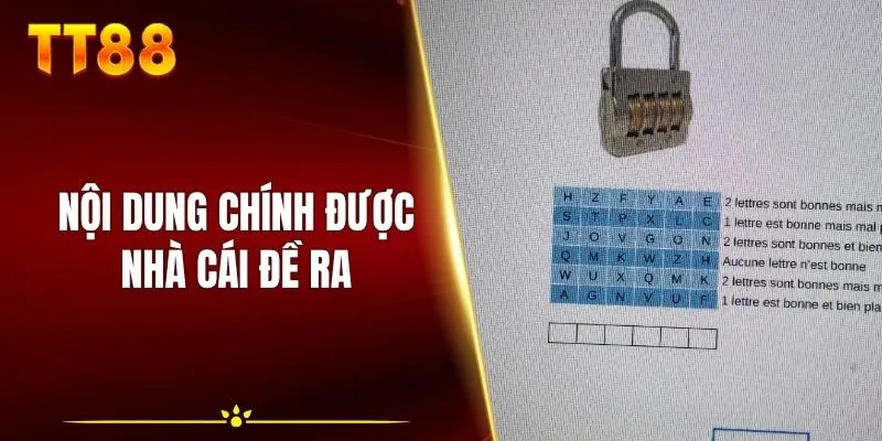 Nội dung chính được nhà cái đề ra